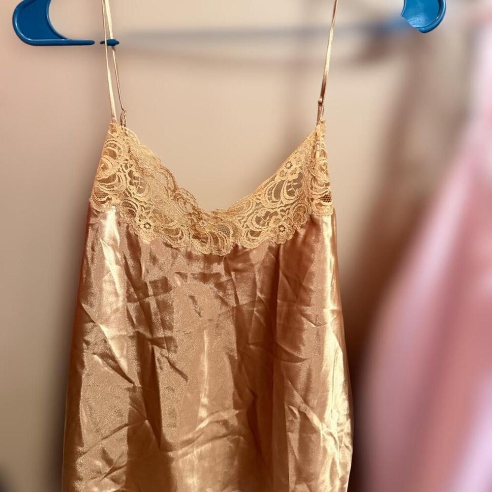 Delicates Women's Gold and Pink Vest